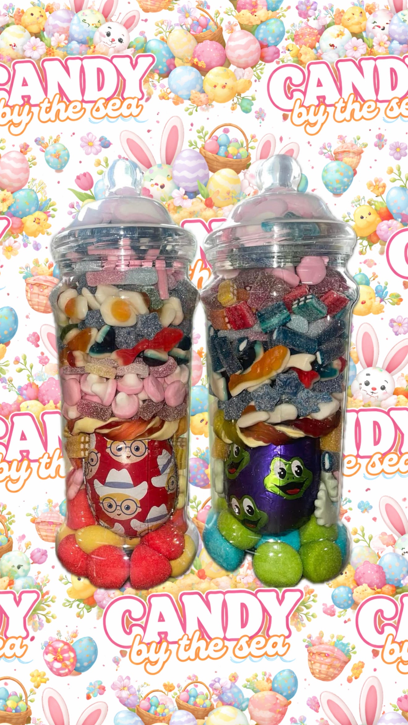 Large Easter Egg Sweet Jar