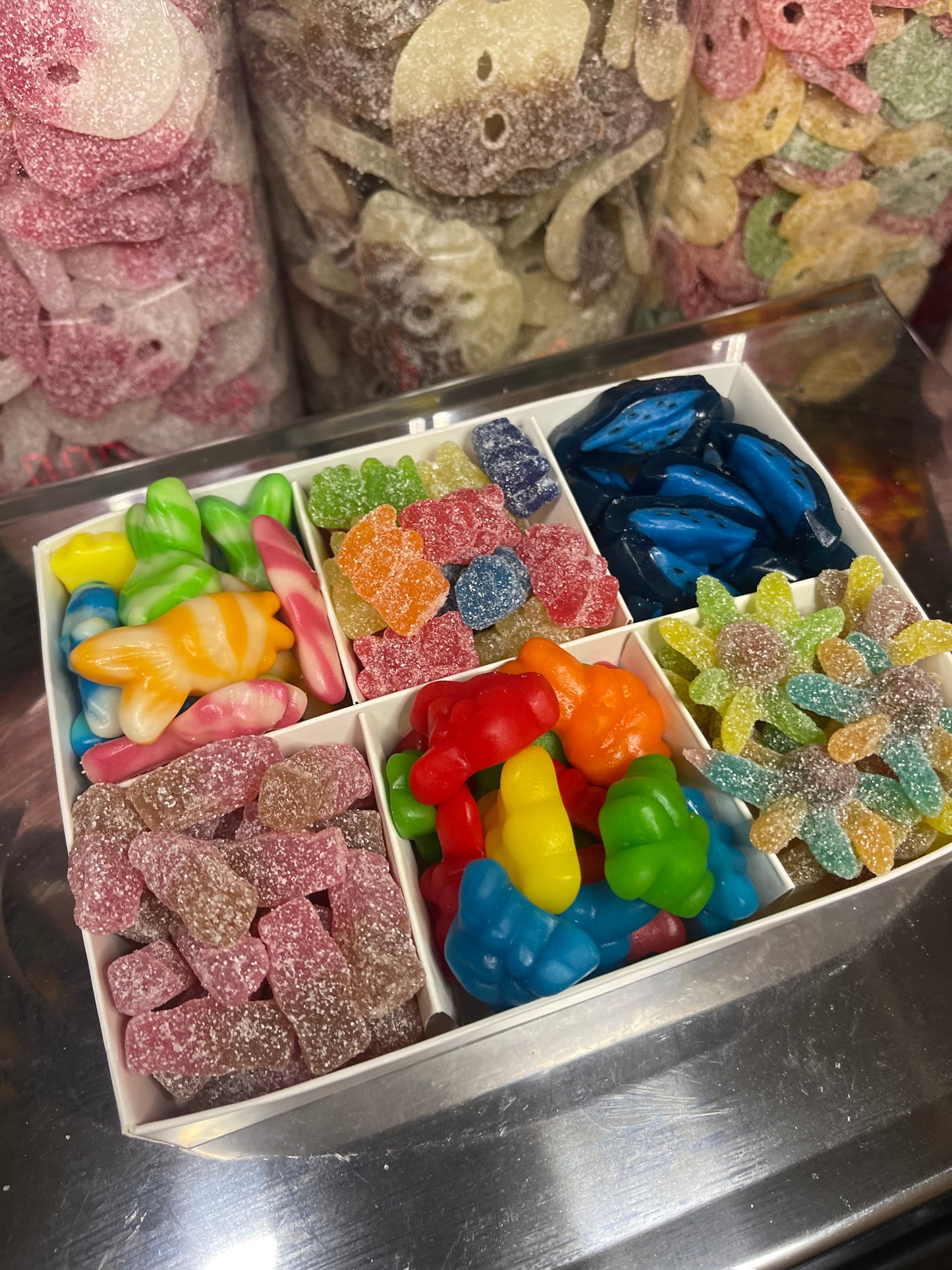 6 Section Sweet Treat Box