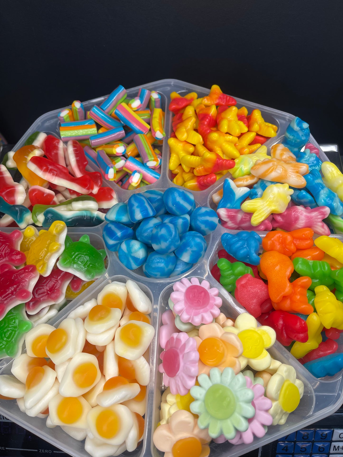 9 Section Platter