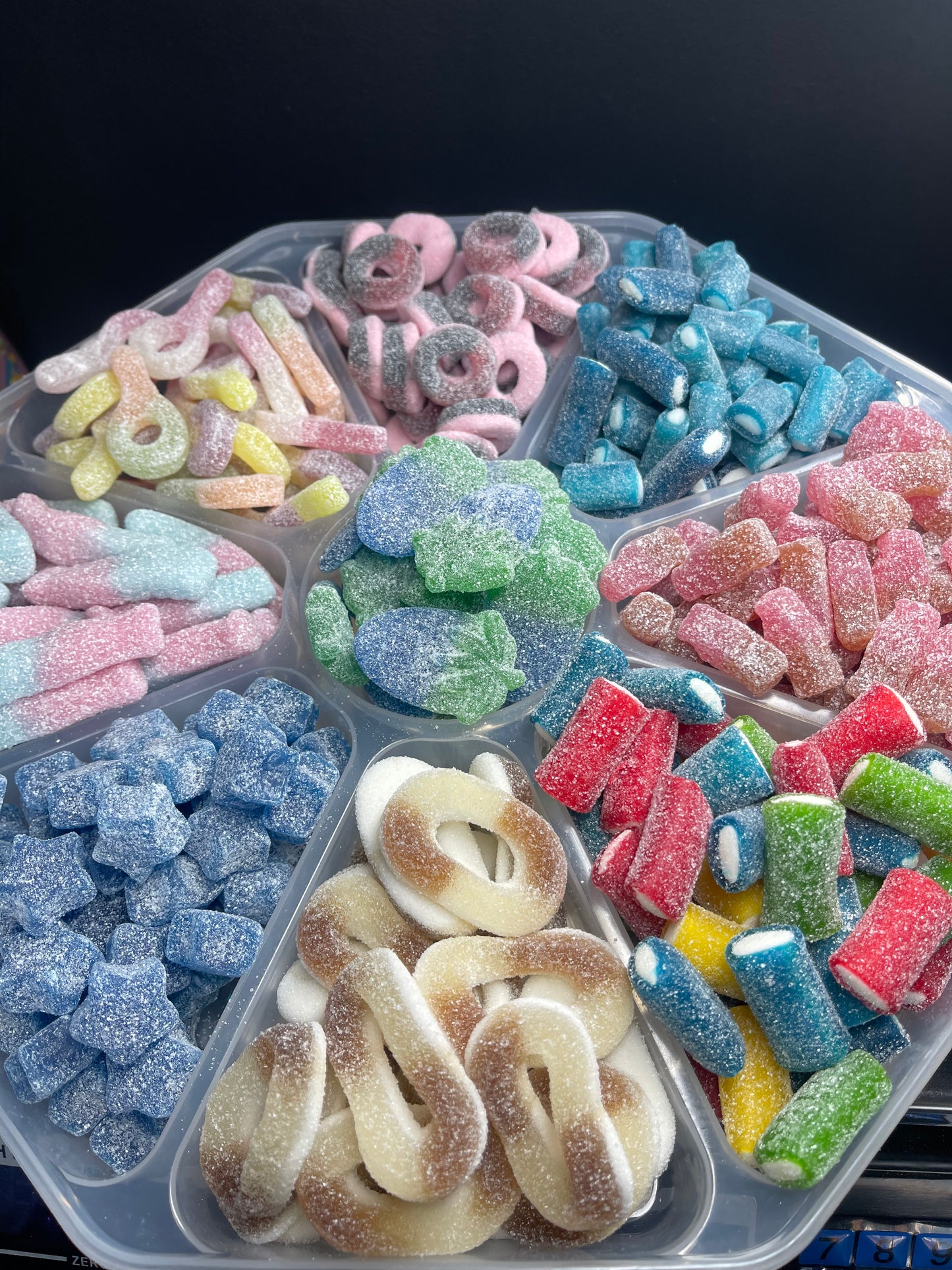 9 Section Platter